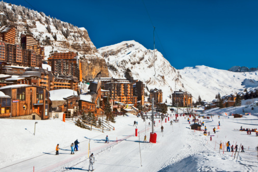 vue de la station d'Avoriaz