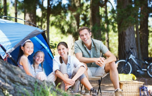 camping en famille