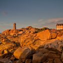 Un coucher de soleil sur les côtes de Bretagne