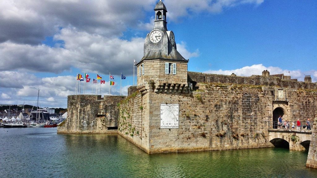 le château de Concarneau dans le Finistère